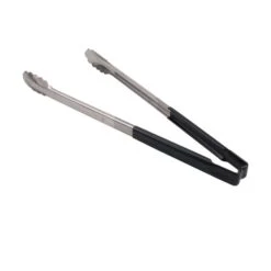 Tongs, Scallop , 16", Blk Hdl