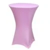 Spandex Fitted Stretch Table Cover For 30" Cocktail Table, Pink