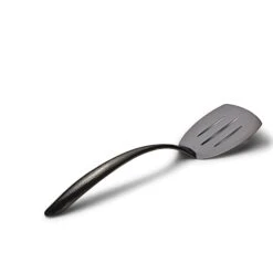 Ez Use Banquet Serving Slotted Turner Hammer Finish 14.75" - Black