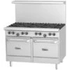 G48-8CS Natural Gas 8 Burner 48in Range With Convection Oven And Storage Base - 302000 BTU