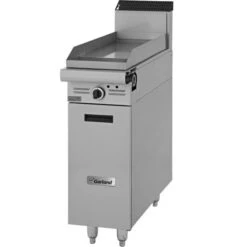 M7S Master Series Nat Gas 17in Griddle Attachment W Storage Base And Manual Controls. 33000 BTU