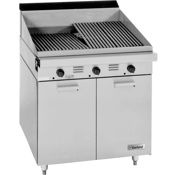 MST34BT LP Master Sentry Series Liquid Propane 34in Briquette Charbroiler - 90000 BTU