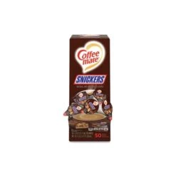 Nestlé® Coffeemate, LIQUID COFFEE CREAMER, SNICKERS, 0.38 OZ MINI CUPS, 50PK