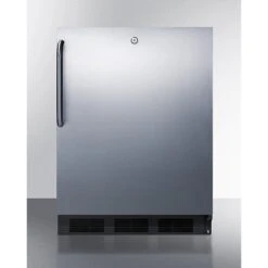 Summit-32"H All-Refrigerator For Built-In Use Under ADA Counters, , Black,