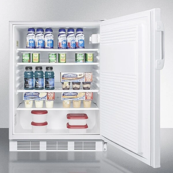 Summit-32"H All-Refrigerator For Built-In Use Under ADA Comp Counters, Front Lock - Image 3