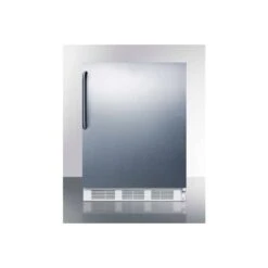 Summit Freestanding Counter Height Refrigerator-Freezer, 5.1 Cu. Ft., 24" Wide
