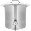 Concord Stainless Steel Home Brew Kettle Set, 60 Quart/ 15 Gal