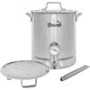 Concord BREWSIE 8 Gal/ 32 Quart Stainless Steel Home Brew Kettle Set