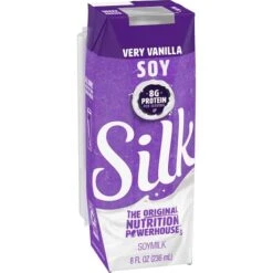 Silk Aseptic Soy Very Vanilla 8 Fl. Oz., PK18