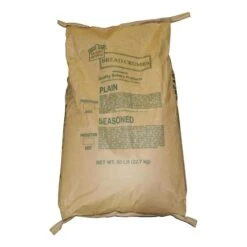 Quality Hearth Plain Bread Crumbs, 50lbs