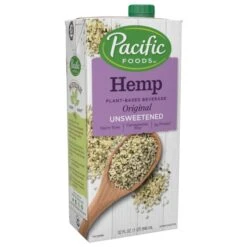 Pacific Foods Original Unsweetened Hemp Milk 32 Fl. Oz. Carton, PK12