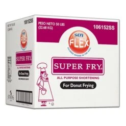 Super Fry Soy Flex All Purpose Donut Frying Shortening 50lbs