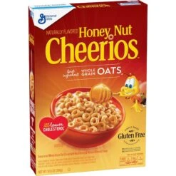 Honey Nut Cheerios Cereal Box 10.8 Oz., PK12
