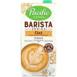 Pacific Foods Barista Series Original Oat Milk 32 Fl. Oz. Carton, PK12