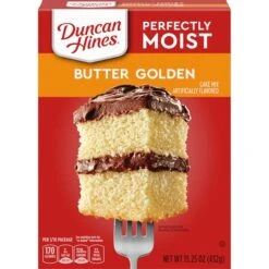 Duncan Hines Classic Butter Golden Mix 15.25 Oz., PK12