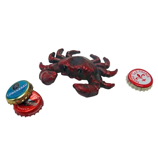 Deep Sea Red Crab Cast Iron Bottle Opener
