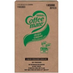 Coffee-Mate Irish Crme Single Serve Liquid Creamer .375 Oz. Cup, PK200
