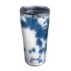 20 Oz Acid Wash Tie Dye Blue/White BPA Free Double Wall Tumbler