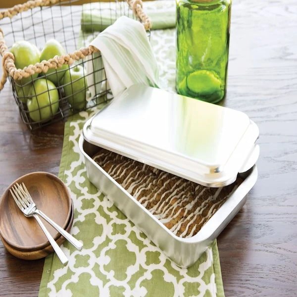 Nordic Ware Naturals 9 In. W X 13 In. L Bake Pan Silver 2 Pc - Image 2