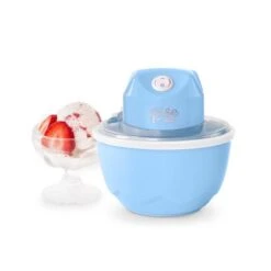 Blue 0.5 Qt Ice Cream Maker 6.1 In. H X 6.3 In. W X 6.3 In. L