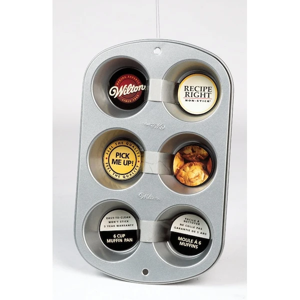 Wilton Muffin Pan 6Cup Reg Wilt