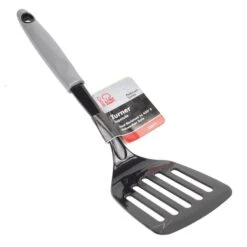 Chef Craft 3 In. W X 12 In. L Black/Gray Nylon Slotted Turner