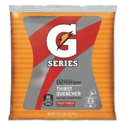 Gatorade Thirst Quencher Powdered Drink Mix, Fruit Punch, 21oz Packet, PK32 PK