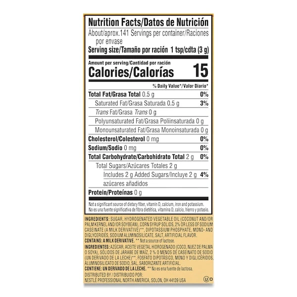 Powder Coffee Creamer, Hazelnut, 15 Oz. - Image 3