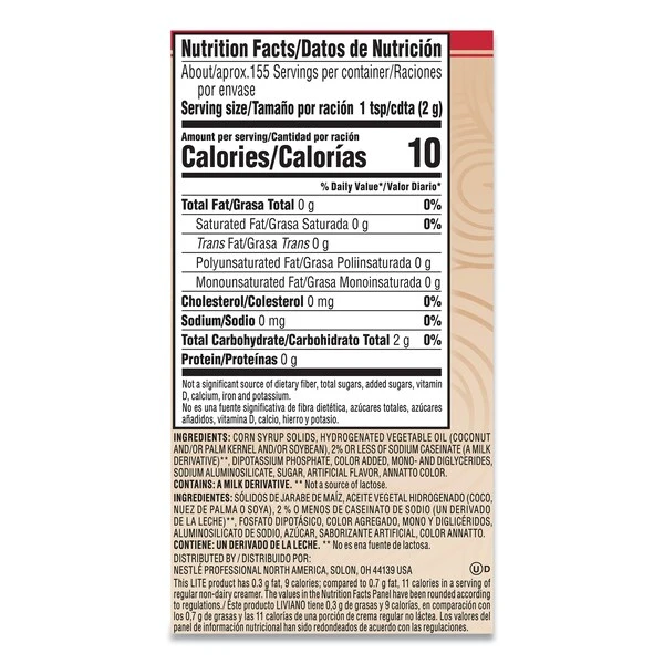 Coffee-mate Lite Powdered Creamer, 11 Oz. - Image 2