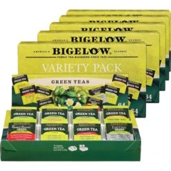 Bigelow Tea, Green, Box, Assorted, PK6