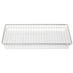 Wire Serving Rectangular Basket, 12x8x1.5
