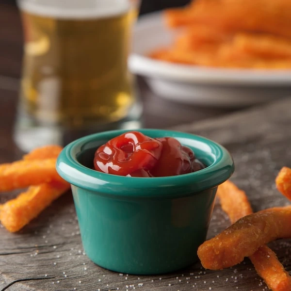 CARLISLE Melamine Smooth Ramekin, 1.5 Oz., Grn, PK48 - Image 4