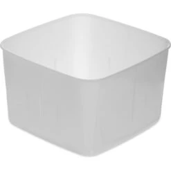 CARLISLE Storage Container, 2 Qt., Wht, PK12