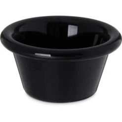CARLISLE SAN Smooth Ramekin, 2 Oz., Blk, PK48