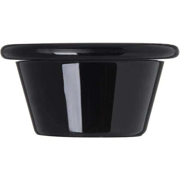 CARLISLE SAN Smooth Ramekin, 2 Oz., Blk, PK48 - Image 3