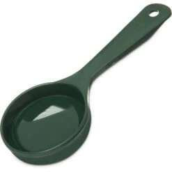 CARLISLE Solid Short Handle, 4 Oz., Green, PK12
