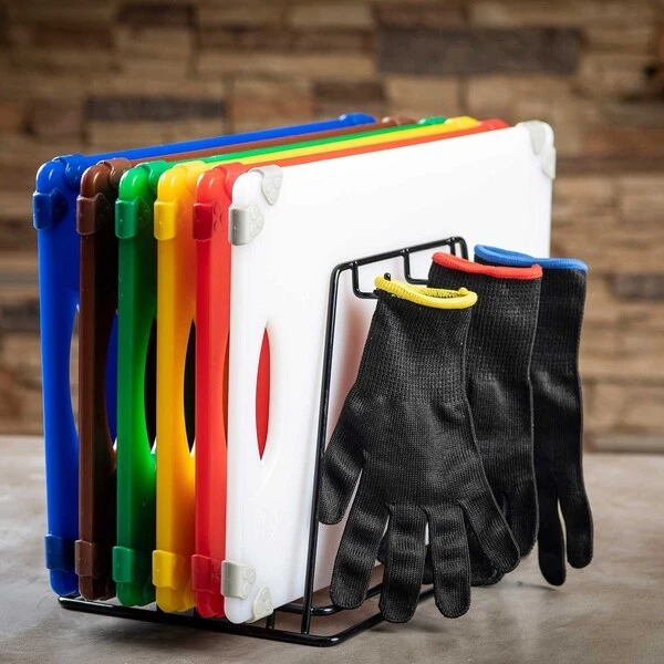 Grippy Cutting Board, Yellow, 18"X2"4"X.5" - Image 3