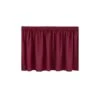 Stage Shirred Pleat Skirting, 8"H X 96"L, Burgundy