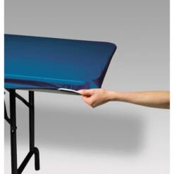 Creative Converting Stay Put Tablecover Royal Blue, 72"x29", 12PK