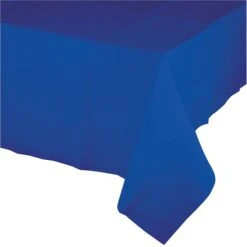 Cobalt Blue Paper Tablecloth, 108"x54", 6PK