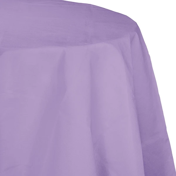 Luscious Lavender Octy Round Tablecloth, 82", 12PK