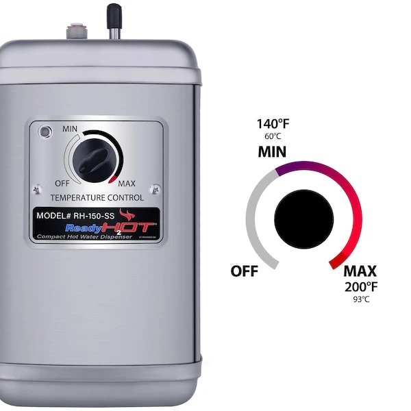 Compact Hot Water Dispenser With Brushed Nickel Faucet - Image 3