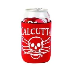 Pocket Can Cooler Red WWht Logo