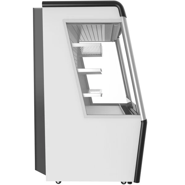 36" Open Air Merchandiser Grab And Go Refrigerator With LED Lighting And Night Curtain - Image 8