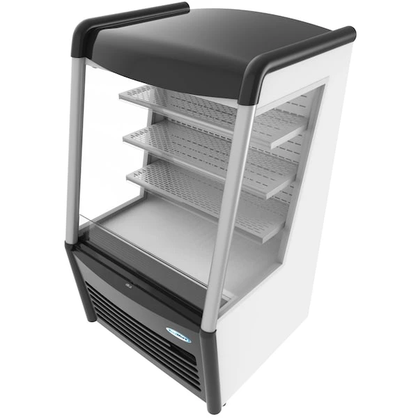 36" Open Air Merchandiser Grab And Go Refrigerator With LED Lighting And Night Curtain - Image 2