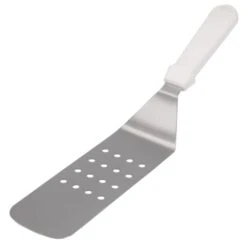 Turner, 8" X 3", Perforated White Plastic Handle