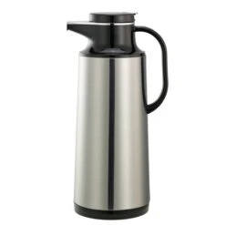 Glass-Lined Carafe, Vacuum Insulated, 1.6L, Brushed Stainless