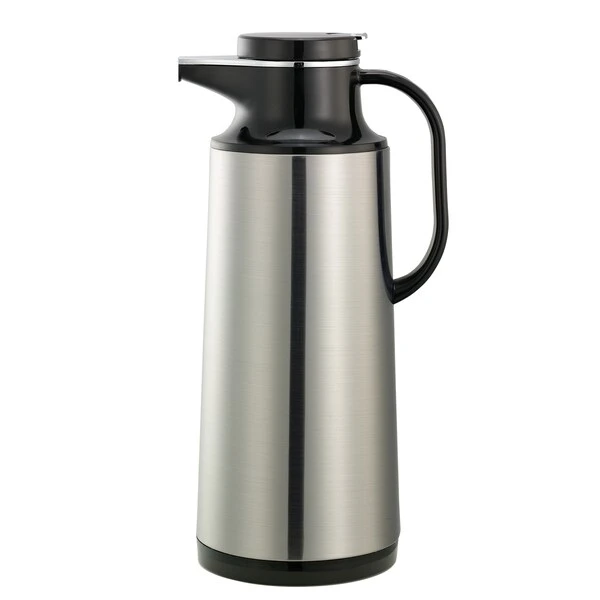 Glass-Lined Carafe, Vacuum Insulated, 1.6L, Brushed Stainless