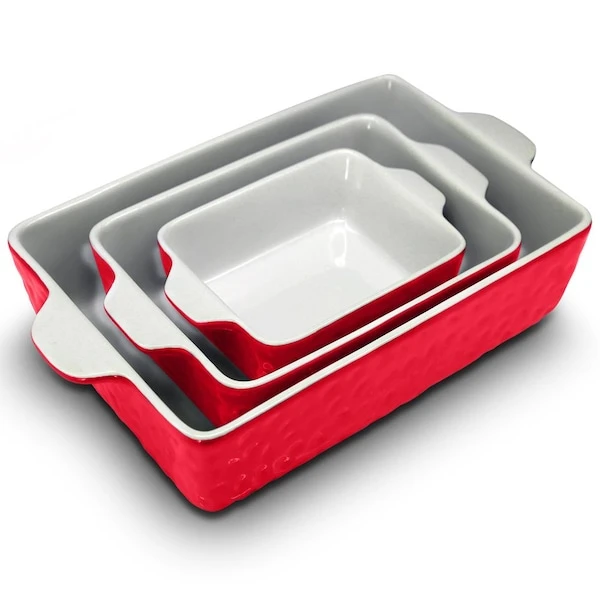 Ceramic Bakeware Red
