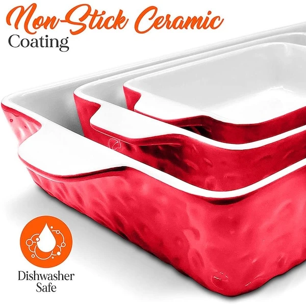 Ceramic Bakeware Red - Image 6